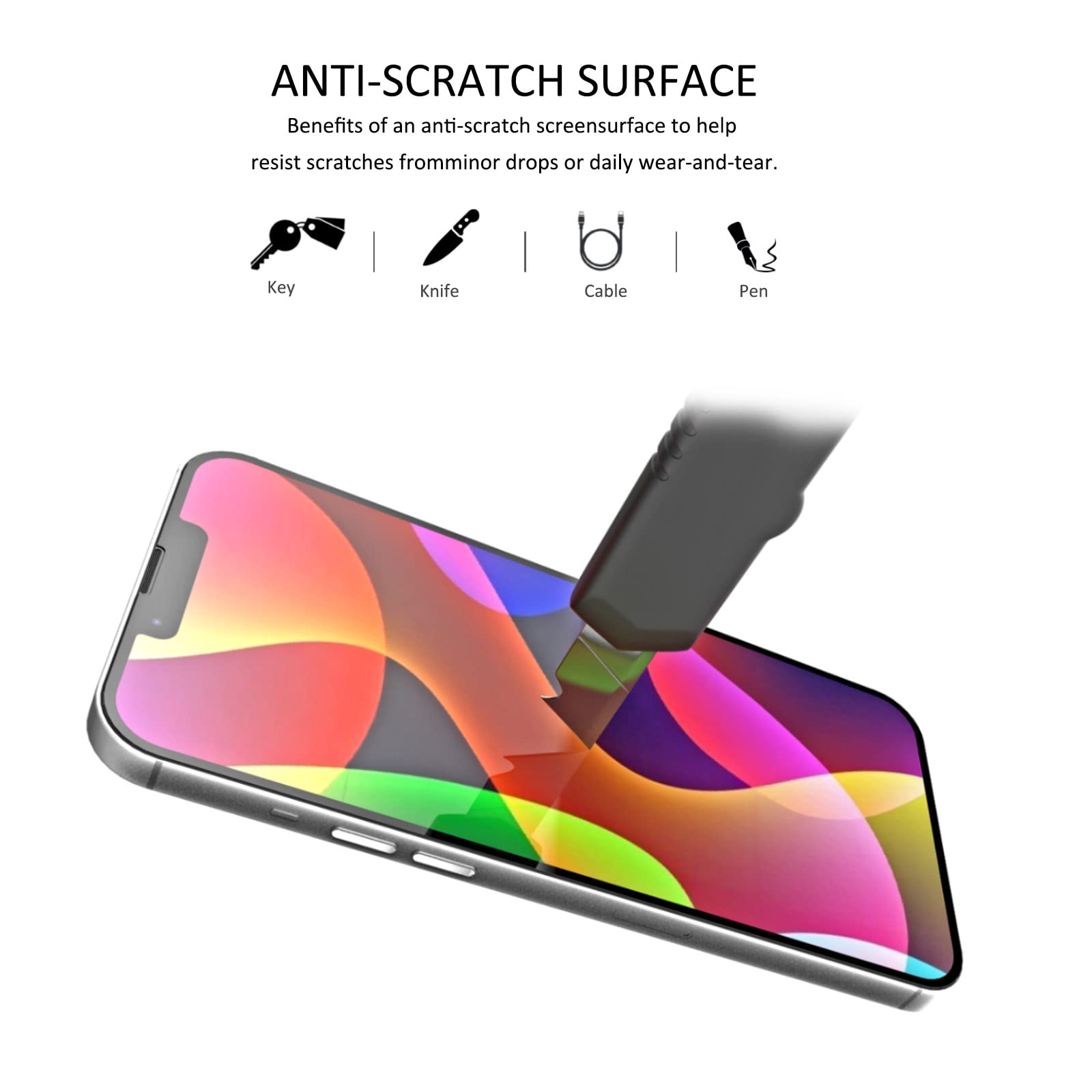 iPhone 13 Mini Tempered Glass Screen Protector 3-Pack (5.4