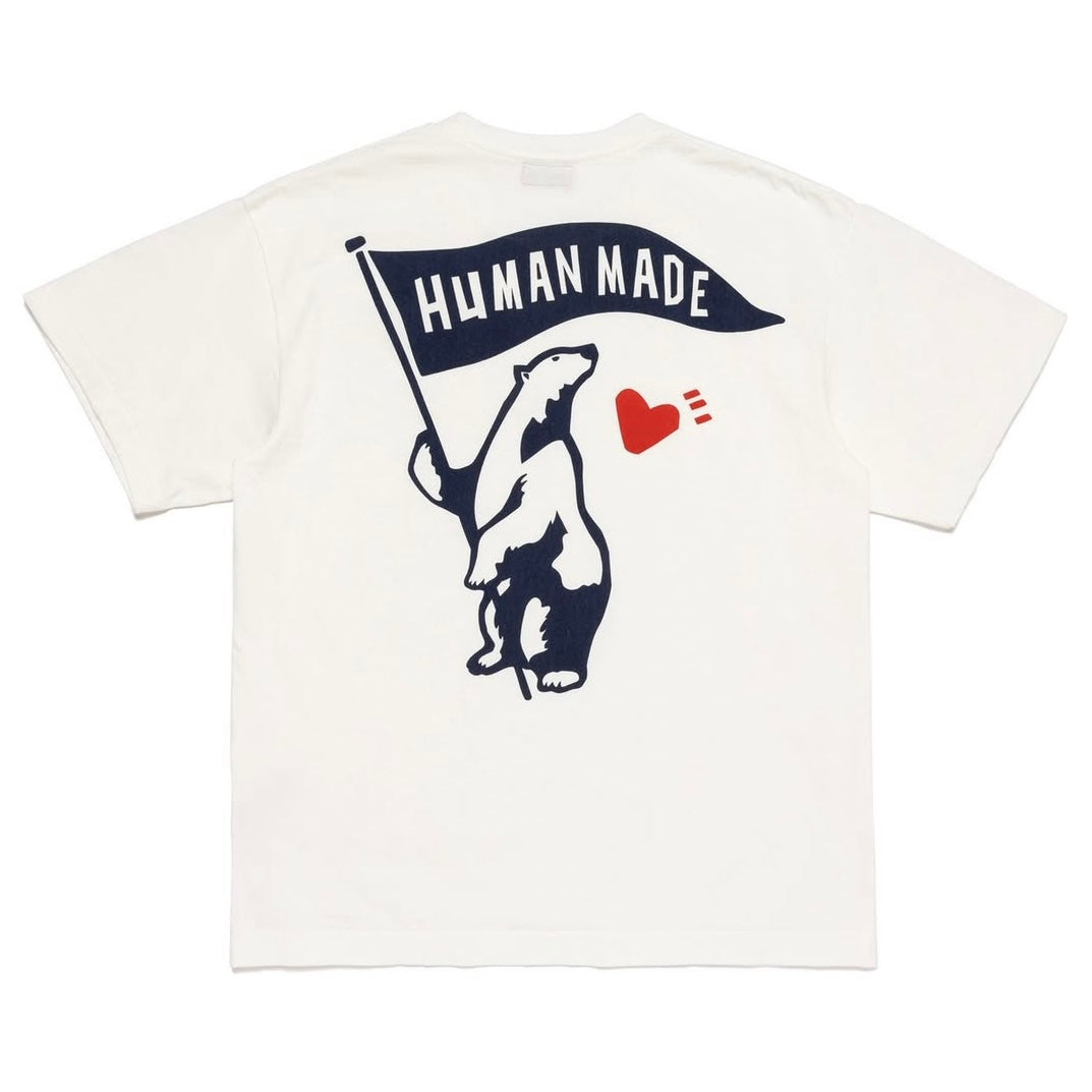 HUMAN MADE 25SS Polar Bear Graphic T-Shirt (HM29TE024) - Stylish Casual Streetwear for Men, Perfect for Everyday Wear & Urban Fashion