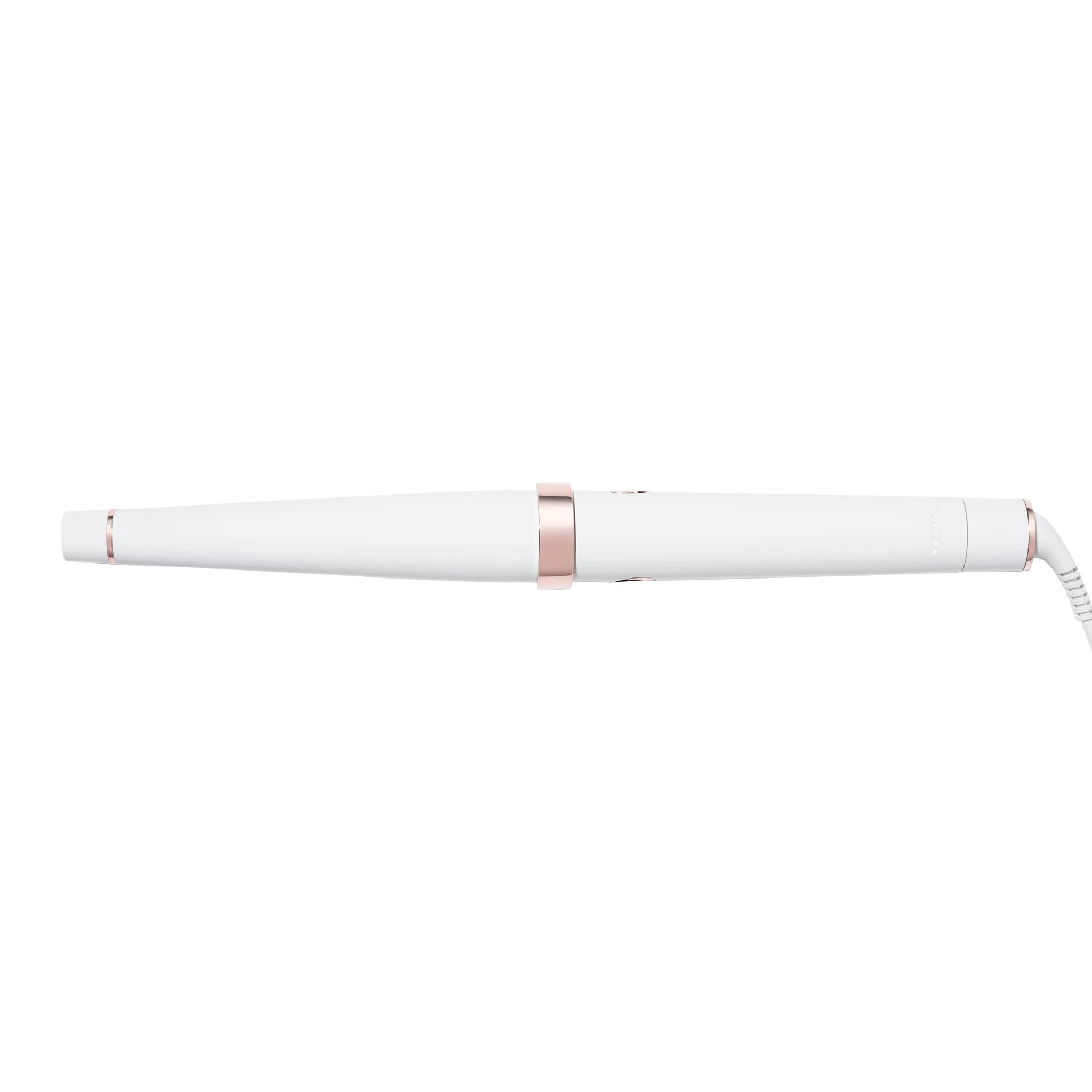 T3 SinglePass Curl Professional Ceramic Curling Iron with Adjustable Heat Settings - Long Barrel Hair Curler for Shiny Smooth Curls & Waves - Perfect for Salon-Quality Styling at Home, Weddings & Special Events