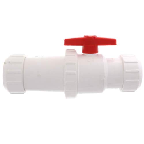 Little Giant CVBV-2 Sewage Pump Check Valve & Ball Valve - Heavy Duty Backflow Preventer for Sump Pumps, Septic Systems & Wastewater Management