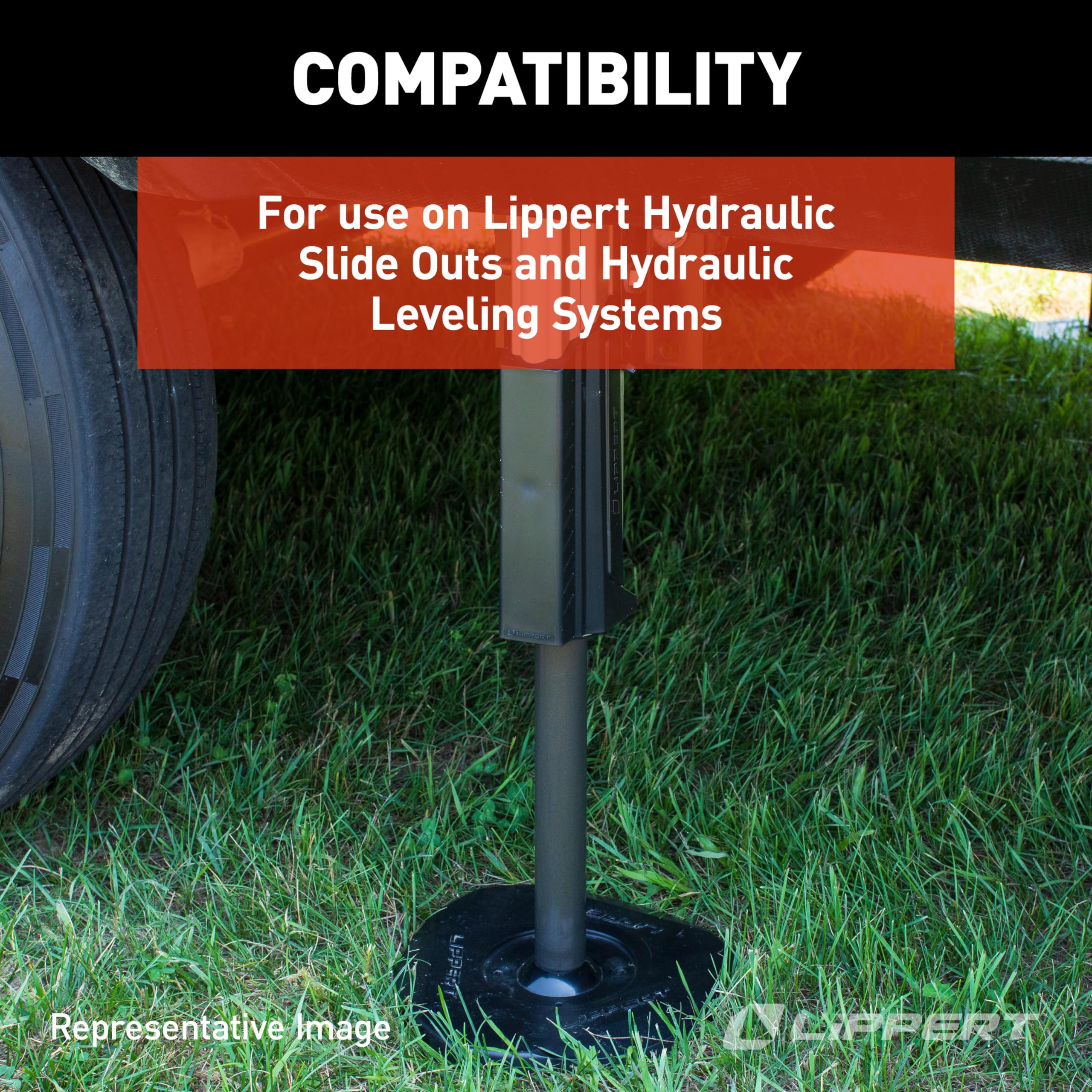 Lippert RV Leveling System High-Pressure Hydraulic Replacement Pressure Switch - 2,150 PSI Nason with Deutsch DT-04-2P Plug-and-Play Connector, All-Weather Design for Smooth RV Leveling in Any Condition