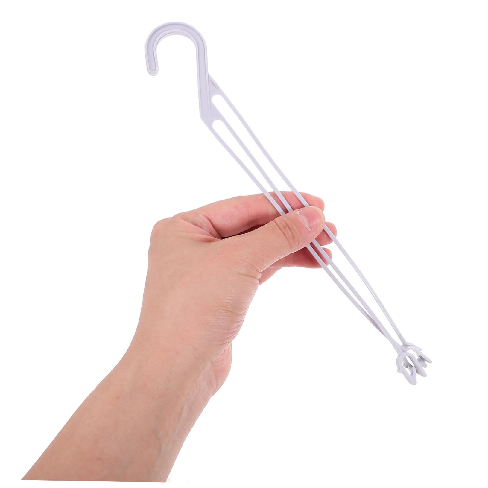 30pcs Cabilock Plastic Hanging Plant Hooks - White Lace Chlorophytum Hooks for Outdoor Hanging Baskets & Flower Pots | Durable Plastic Vases & Plant Hangers | Perfect for Balcony, Garden & Indoor Plant Decor