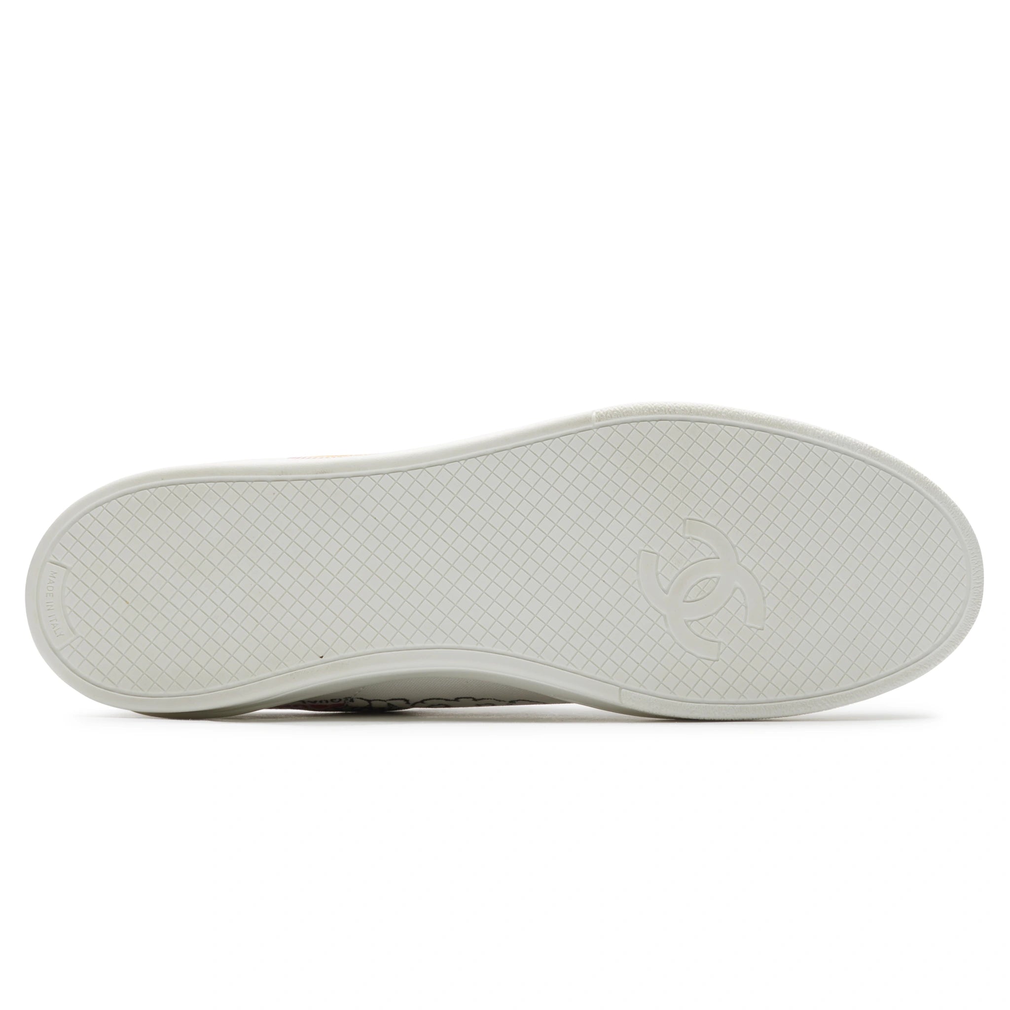 Chanel x Pharrell White Canvas Sneakers - Authentic Pre-Owned Luxury Shoes for Men | Streetwear Fashion, Casual Wear & Collector's Item