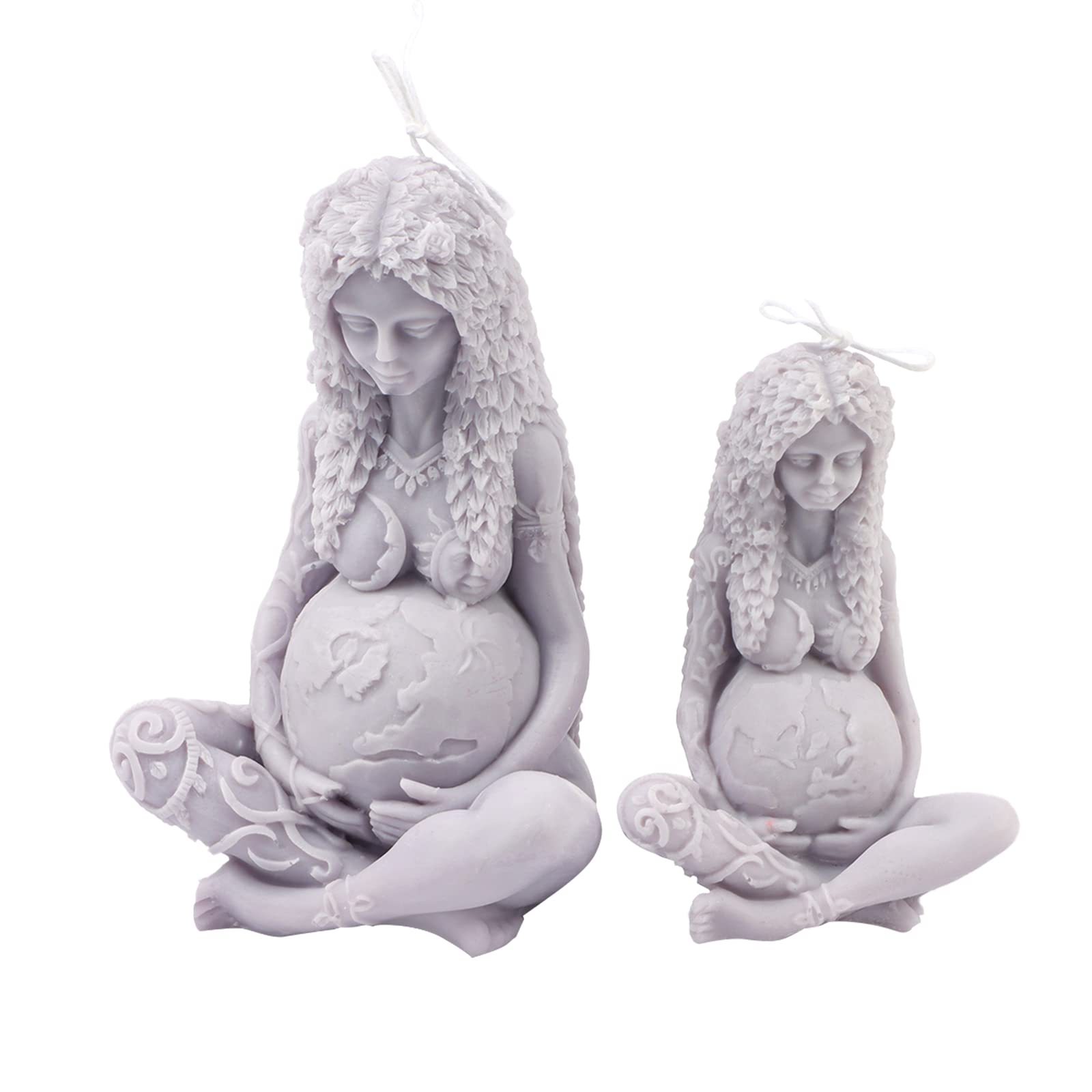 Premium Silicone Molds for Candle Making & Soap Crafting - Goddess Mother Earth Female Body Shape Silicone Molds for DIY Scented Candles, Soap Making Supplies (Large Size) - Perfect for Home Decor, Spa Gifts, and Relaxation Therapy