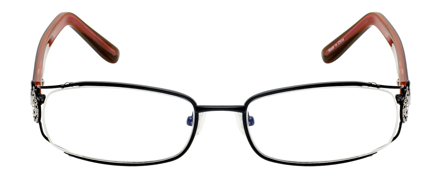 Calabria 838CL Blue Light Blocking Computer Reading Glasses with Hard Case - Reduce Eye Strain for Work, Gaming & Screen Use