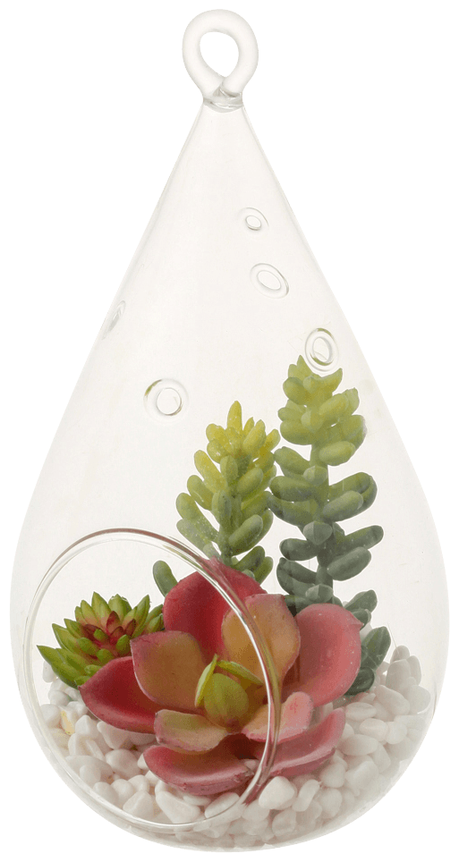 Stylish Caro Object Succulent Planter - Pink & Green Ceramic Flower Pot for Home Decor, Office Desk, or Gift Idea