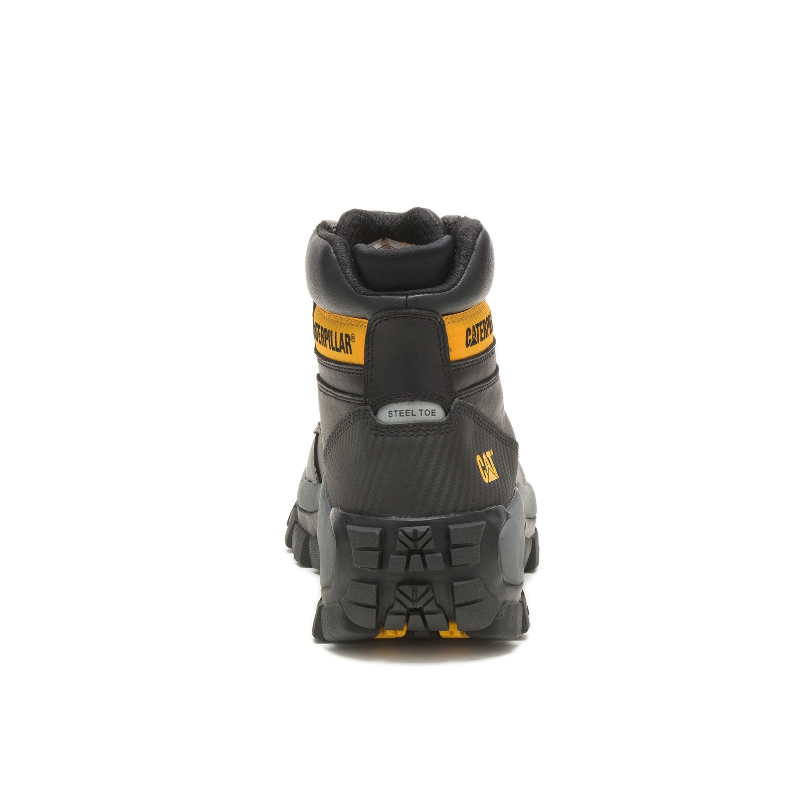 Invader Hi Steel Toe Work Boots for Men - Black Safety Shoes with Anti-Slip & Electrical Hazard Protection - Perfect for Construction, Warehouse & Industrial Work