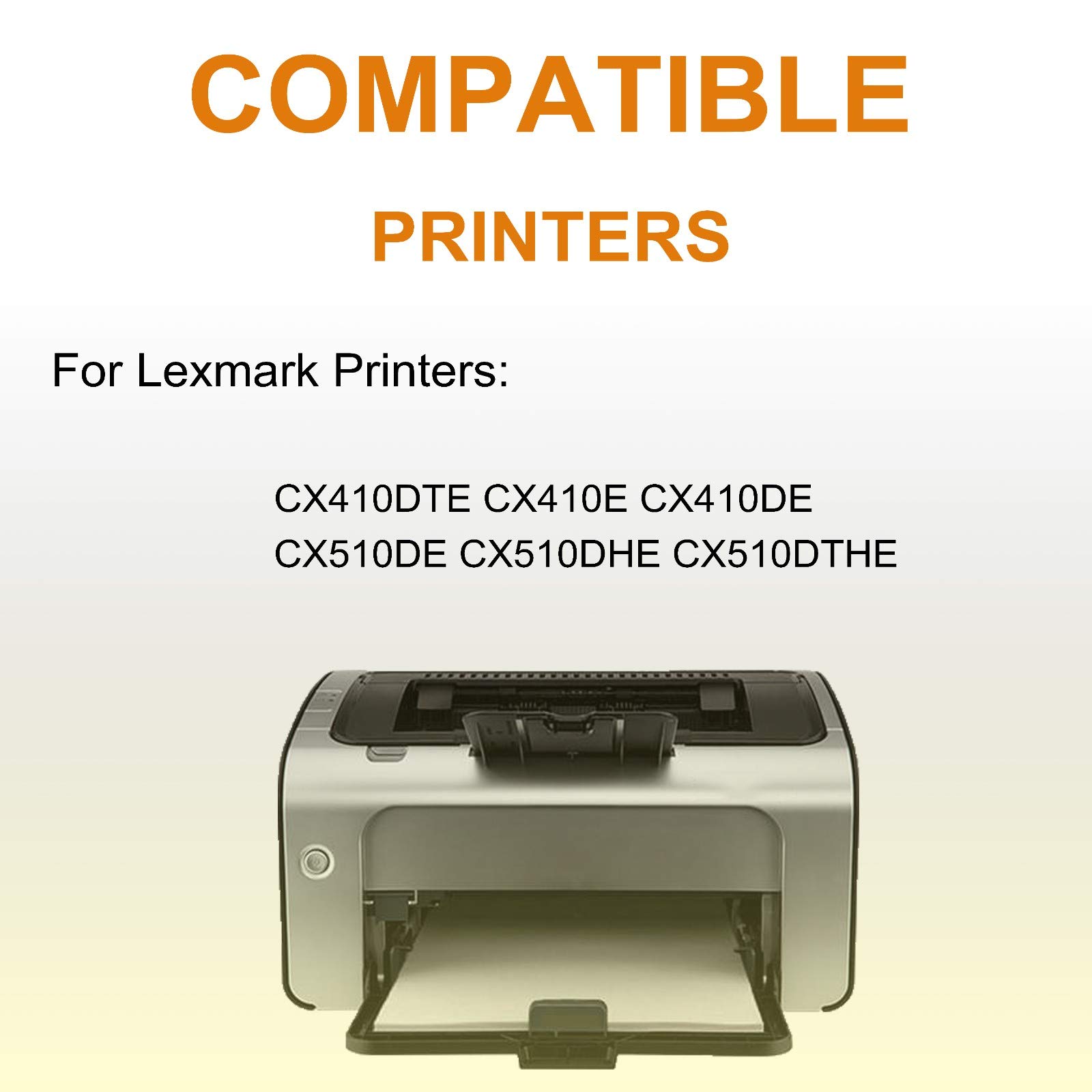 High Yield 80C1HK0/801HK Black Toner Cartridge (1 Pack) - Compatible with Brother CX410DTE, CX410E, CX410DE, CX510DE, CX510DHE, CX510DTHE Printers - Perfect for Office & Home Printing Needs