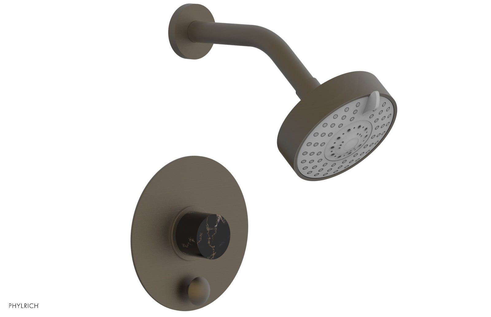 Premium BASIC II Pressure Balance Shower and Diverter Set (No Spout) - 4 190 Series - Perfect for Bathroom Renovations & Modern Home Upgrades