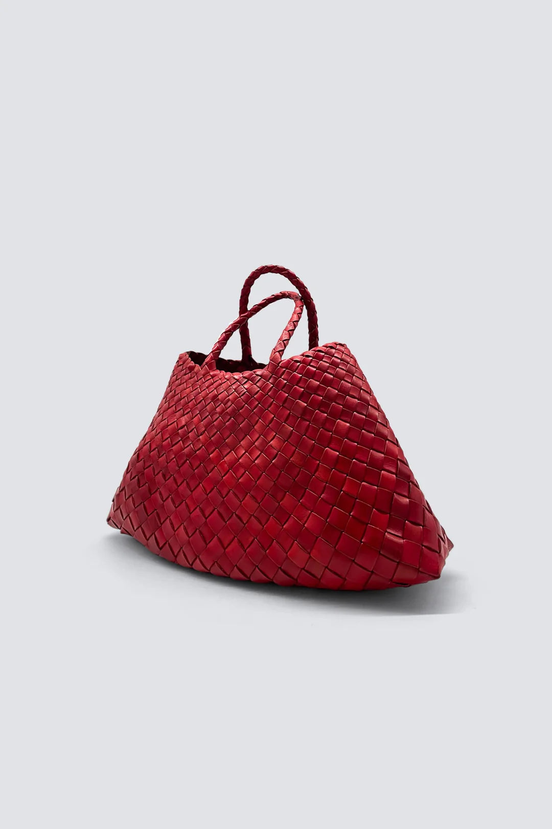 Dragon Diffusion Santa Croce Small Red Leather Crossbody Bag - Stylish & Durable Women's Handbag for Everyday Use, Work & Travel
