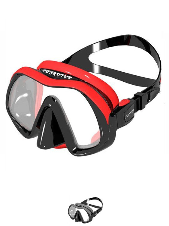 Atomic Aquatics Venom Frameless Dive Mask - Premium Scuba Diving Gear for Clear Underwater Vision | Perfect for Snorkeling, Spearfishing & Marine Exploration