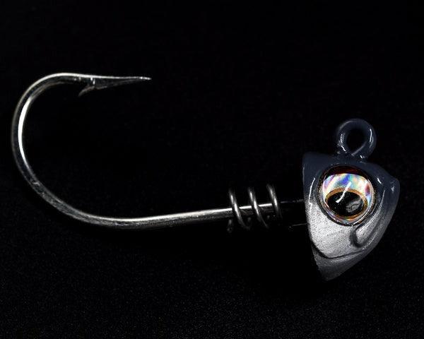 NLBN No Live Bait Needed Tuna 4x Super Duty Screw Lock Jig Heads - Saltwater Fishing Lures for Tuna, Mahi & Offshore Game Fish