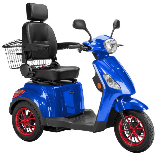 Bespoke Legacy Full Size 3 Wheel Mobility Scooter for Adults - Lightweight Electric Scooter with Long Battery Life - Perfect for Outdoor, Shopping & Travel
