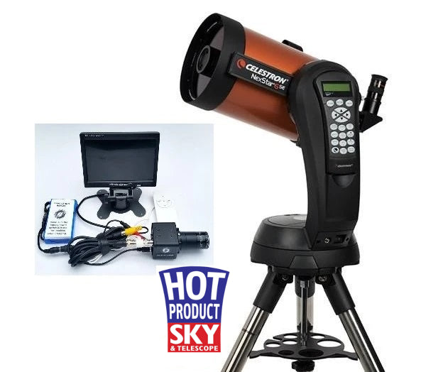Celestron NexStar 6SE Computerized Telescope with Advanced GPS Alignment - Perfect for Stargazing, Astrophotography & Backyard Astronomy