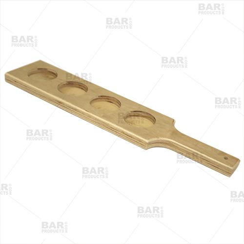 Premium Natural Wood Beer Sampler Paddle - Handcrafted Beer Tasting Board for Craft Brews & Home Brewing Enthusiasts - Perfect for Parties, Tastings & Gifts