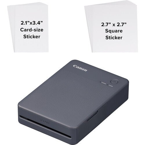Canon SELPHY QX20 Compact Photo Printer (Dark Gray) - Wireless Portable Printer for Instant Prints, Travel & Home Use - Ideal for Parties, Gifts & Scrapbooking