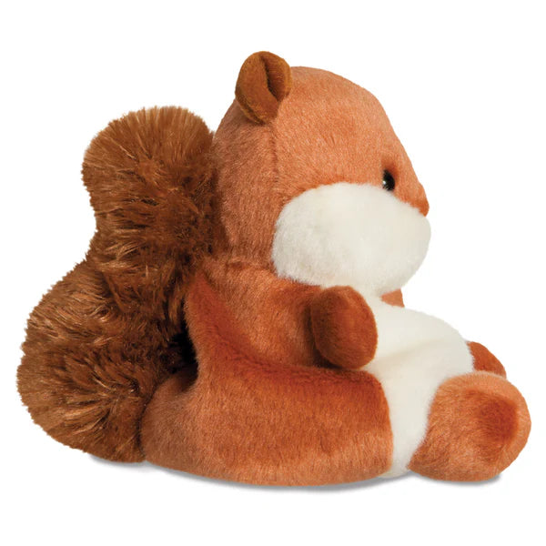 Palm Pals Nibbles Squirrel Plush Toy - Soft Stuffed Animal for Kids, Gifts & Collectibles | Perfect for Cuddling, Decor & Stress Relief
