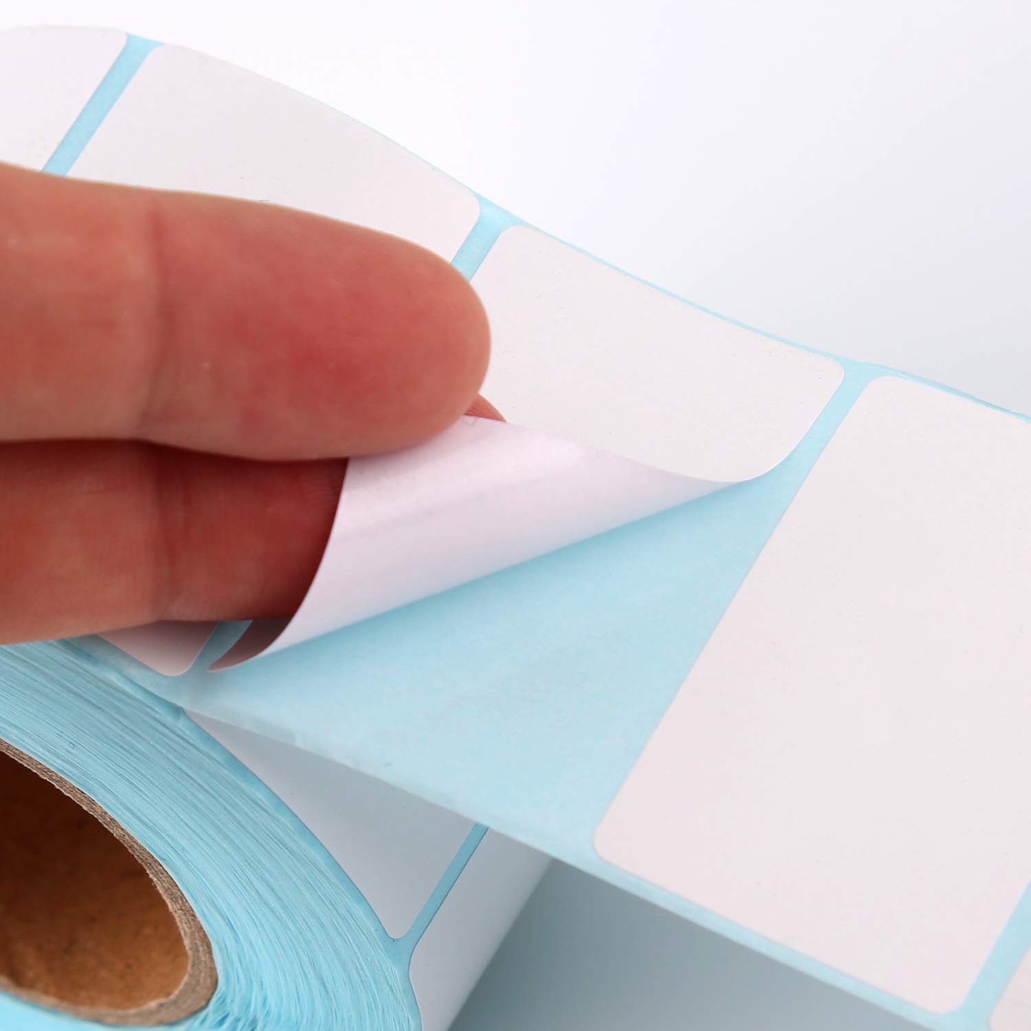 AIEX 800-Pack Self-Adhesive Blank Mailing Address Labels - 5x3cm (1.97x1.18