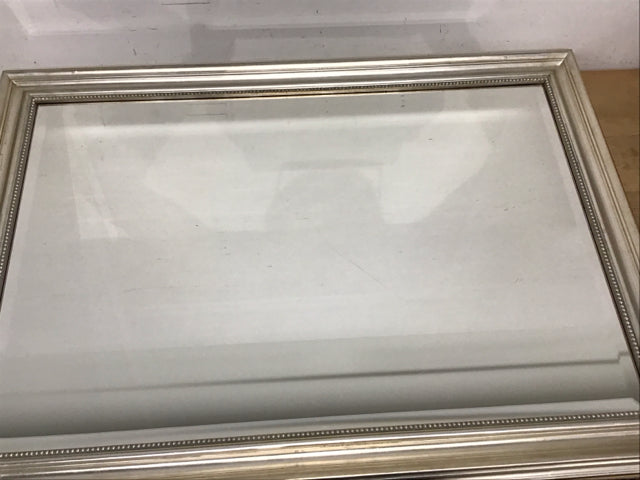 29x41 Inch Metallic Silver Wall Mirror - Decorative Frameless Mirror for Living Room, Bedroom, Bathroom & Entryway - Shatterproof & Lightweight