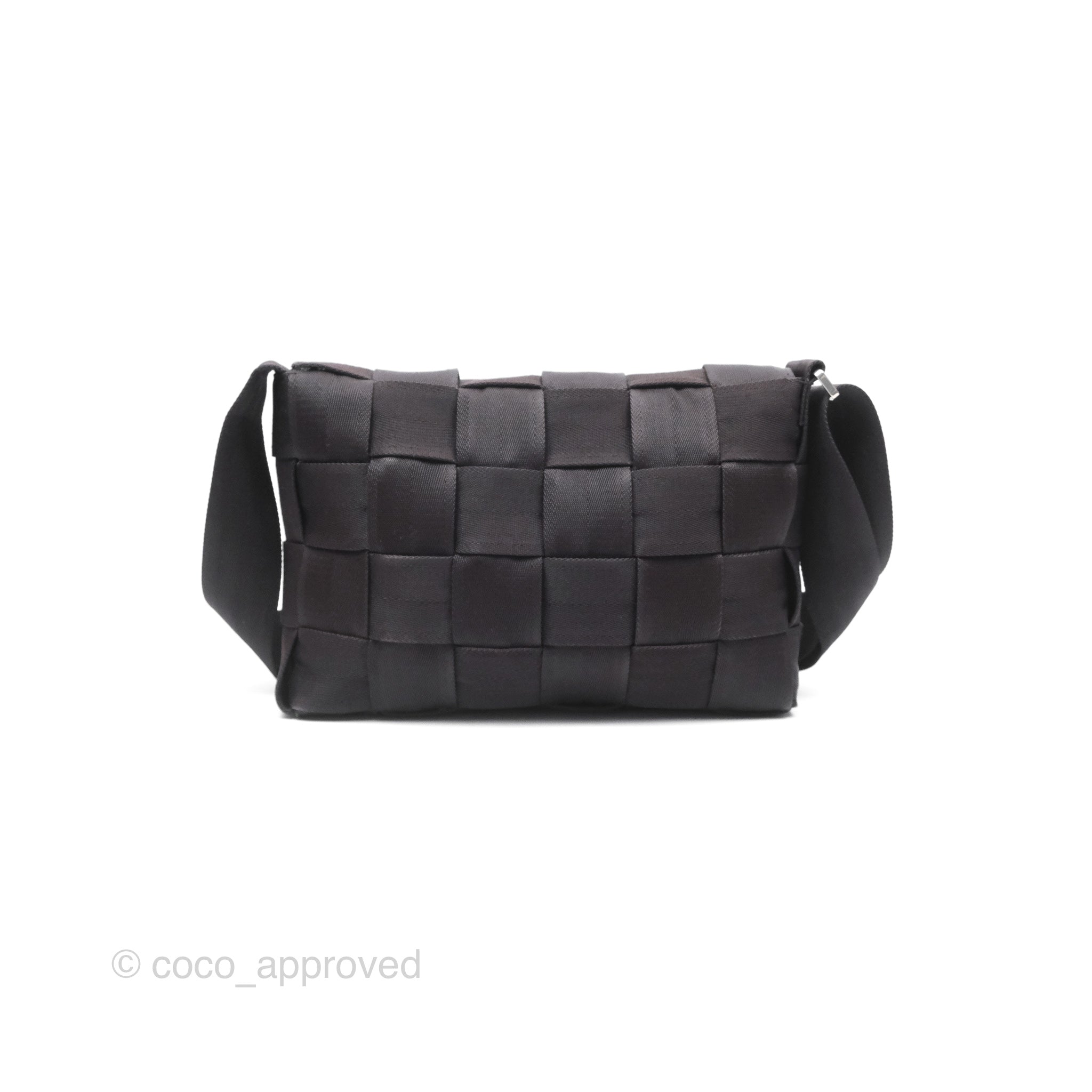 Bottega Veneta Maxi Webbing Cassette Bag in Dark Brown | Luxury Leather Crossbody Bag for Women | Perfect for Work, Travel & Evening Events