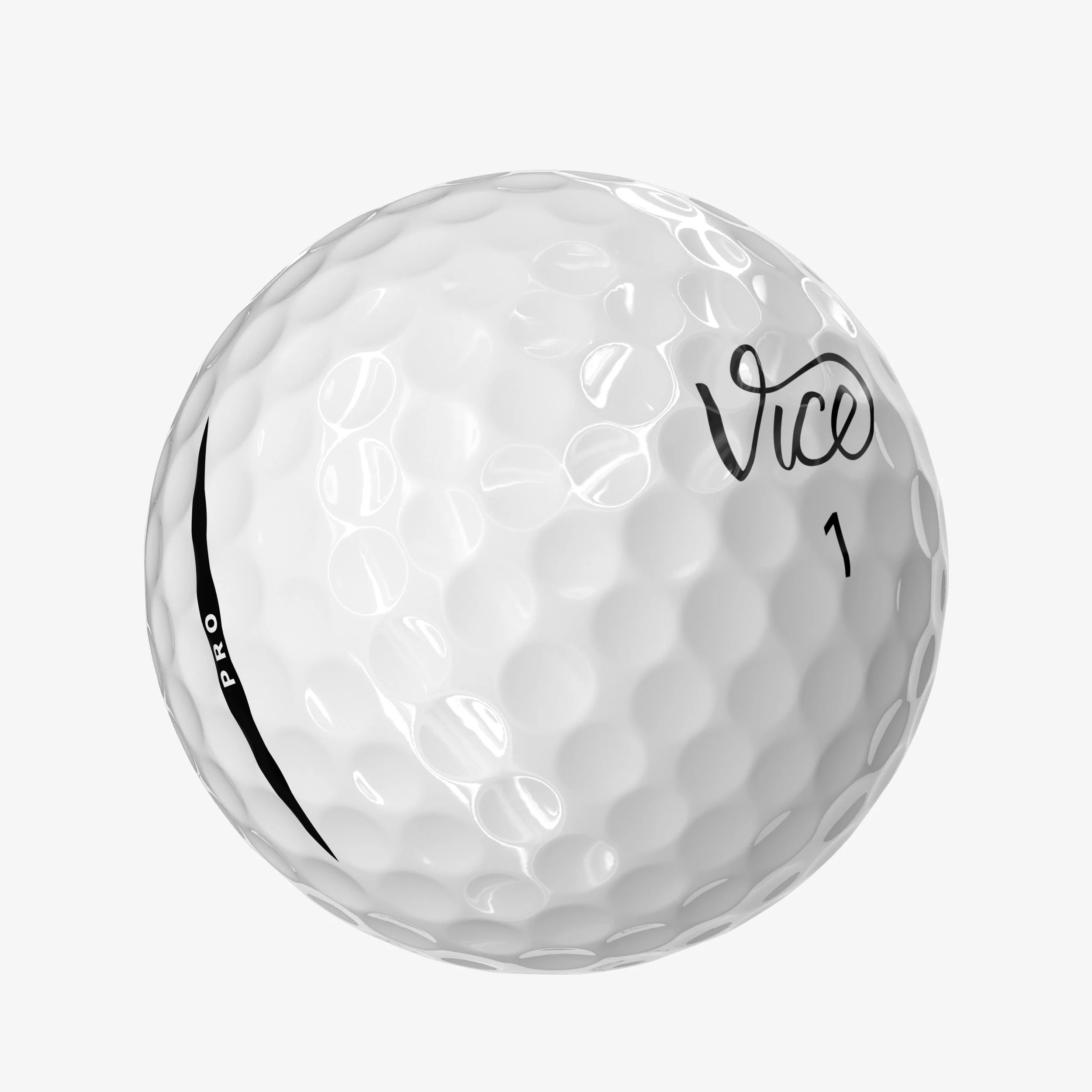 Vice Pro Golf Balls - Premium 3-Piece Urethane Cover for Distance & Spin Control - Perfect for Tournament Play & Low Handicap Golfers
