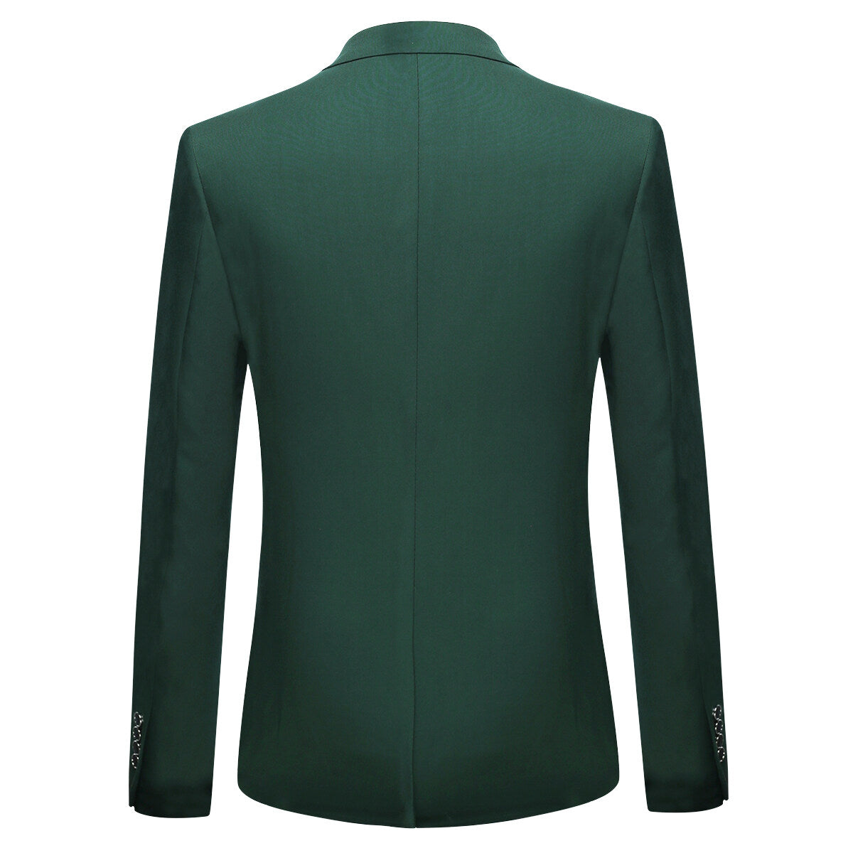Stylish Dark Green Casual Blazer with One Button - Perfect for Office Wear, Business Meetings & Smart Casual Outfits