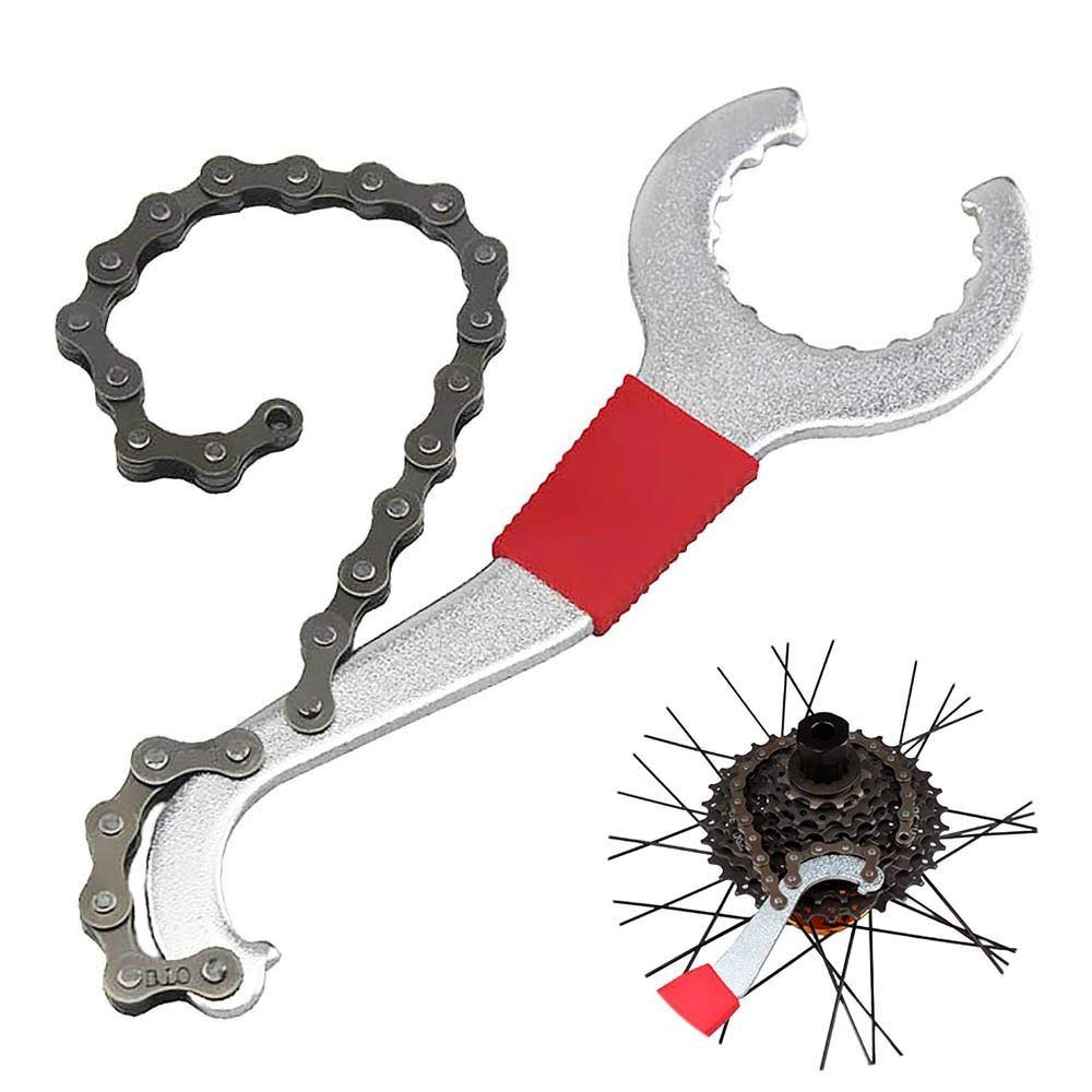 VALINK Professional Bike Repair Tool Kit - Mountain Road Bicycle Chain Remover, Bracket Tool, Freewheel & Crank Puller - Complete Cycling Maintenance Set for Outdoor Adventures & DIY Repairs