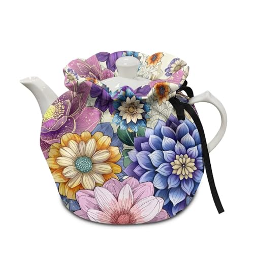 Colorful Boho Mandala Hippie Flower