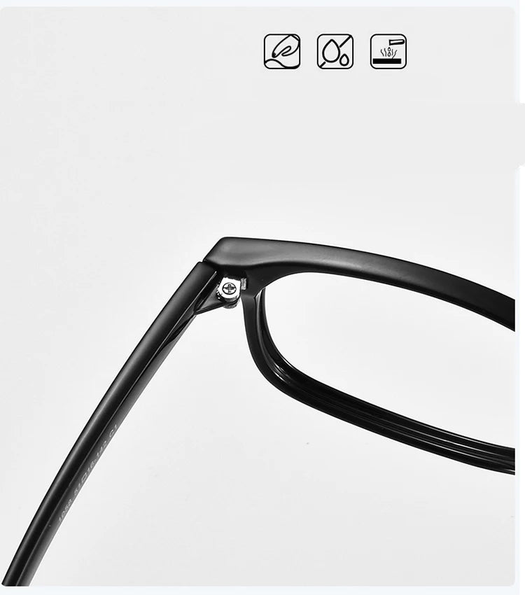 Bclear Unisex Small Full Rim Rectangle Plastic Eyeglasses 1058 - Lightweight & Durable Frames for Men & Women - Perfect for Reading, Work & Everyday Use