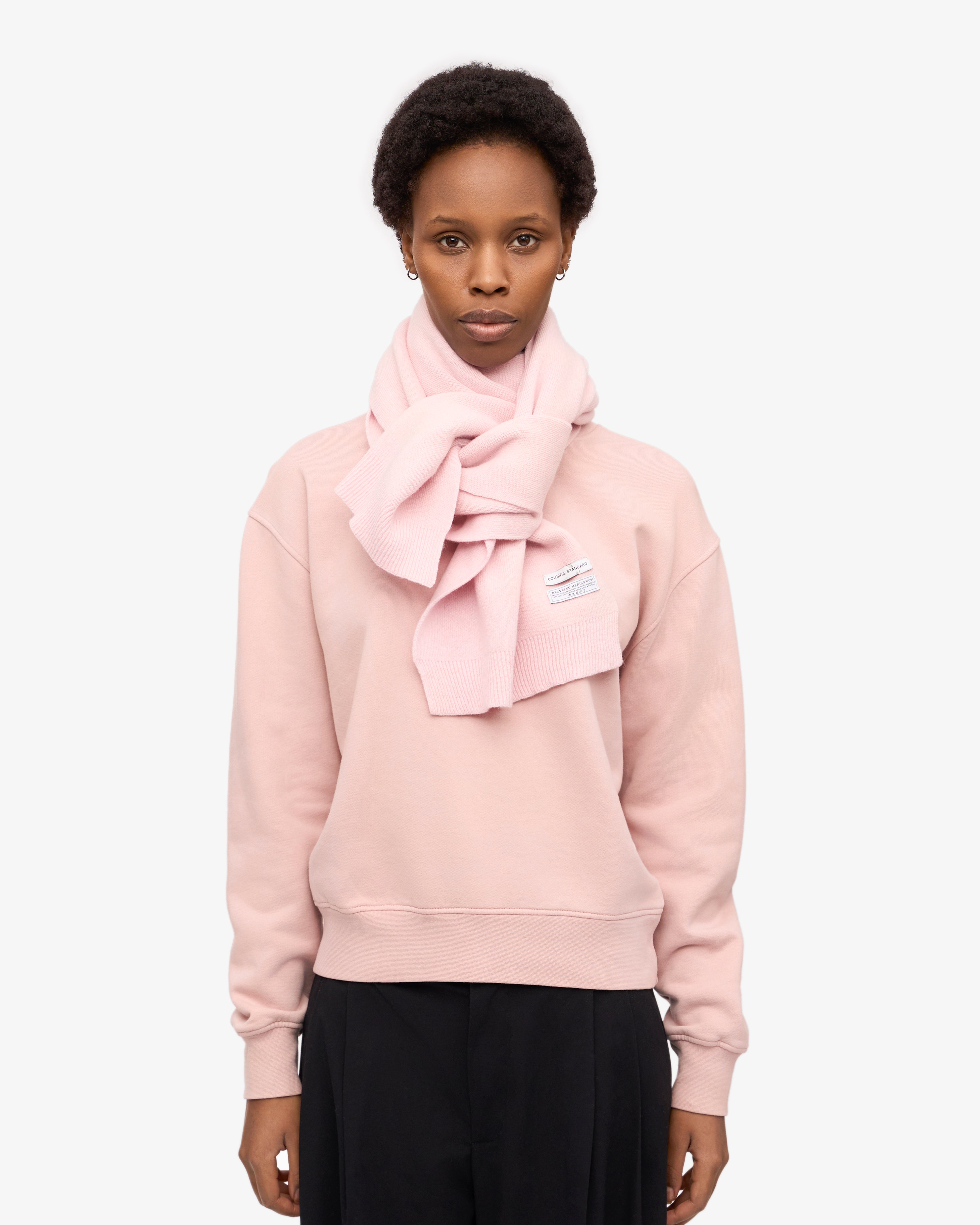 Soft & Warm Merino Wool Scarf for Women - Faded Pink Winter Accessory | Perfect for Cold Weather, Outdoor Activities & Fashion Styling