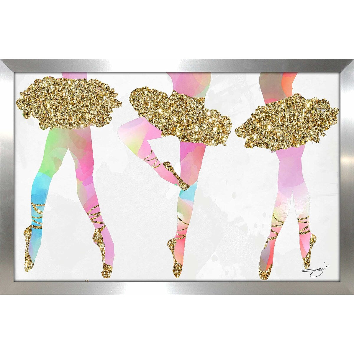 3 Dancers by Jodi - Premium Acrylic Wall Art Print - Modern Home Decor for Living Room, Bedroom & Office