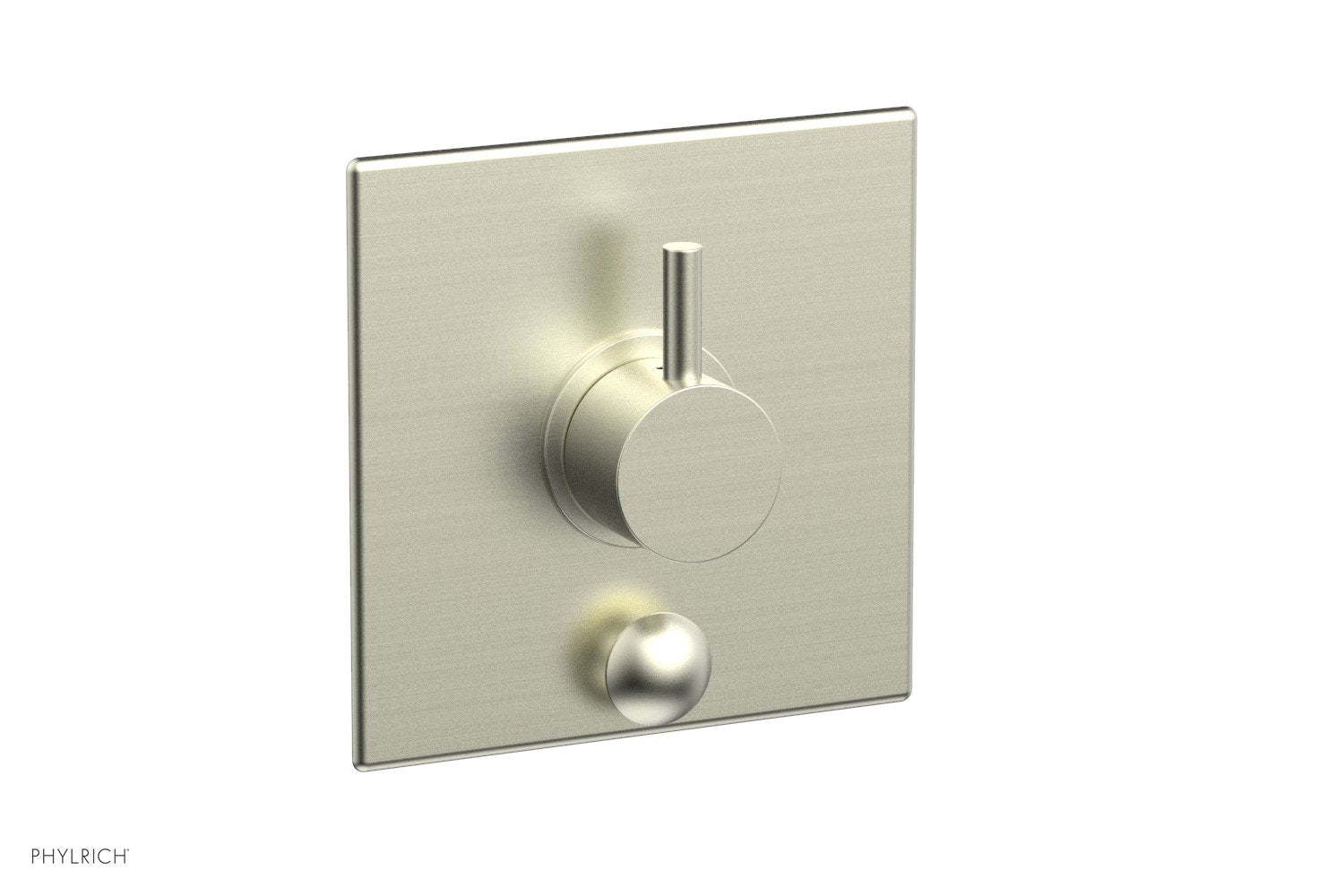 BASIC II Pressure Balance Shower Plate with Diverter and Handle Trim Set 4 203 - Chrome Finish for Bathroom & Shower Installation - Perfect for Home Renovation and Modern Bathroom Upgrades