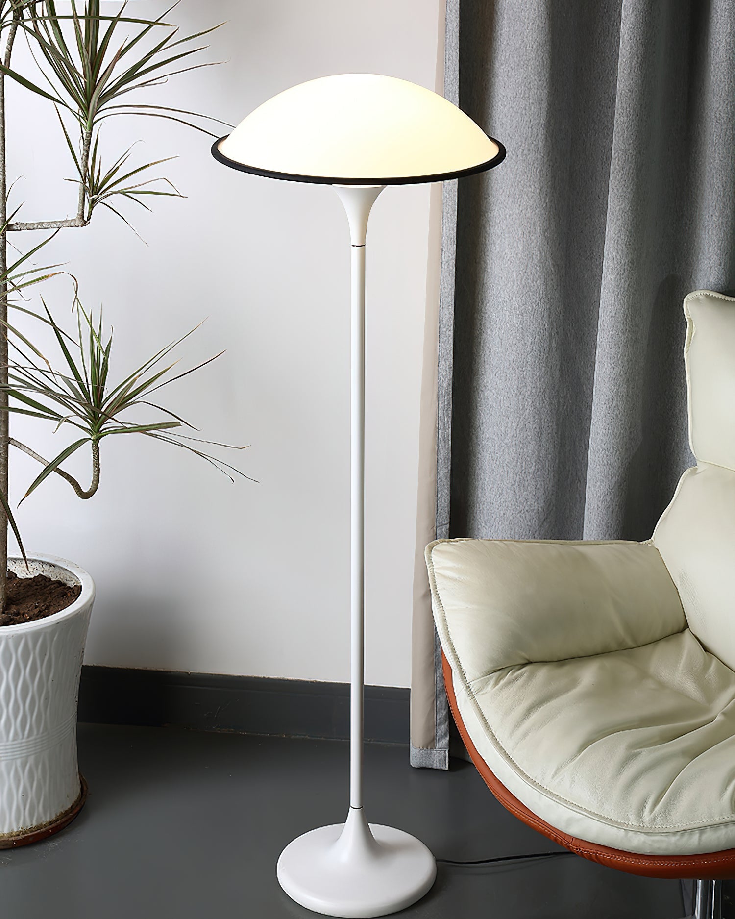 Modern Fontana Floor Lamp with Adjustable Brightness - Elegant Standing Light for Living Room, Bedroom & Office - Perfect for Reading, Relaxing & Decorating