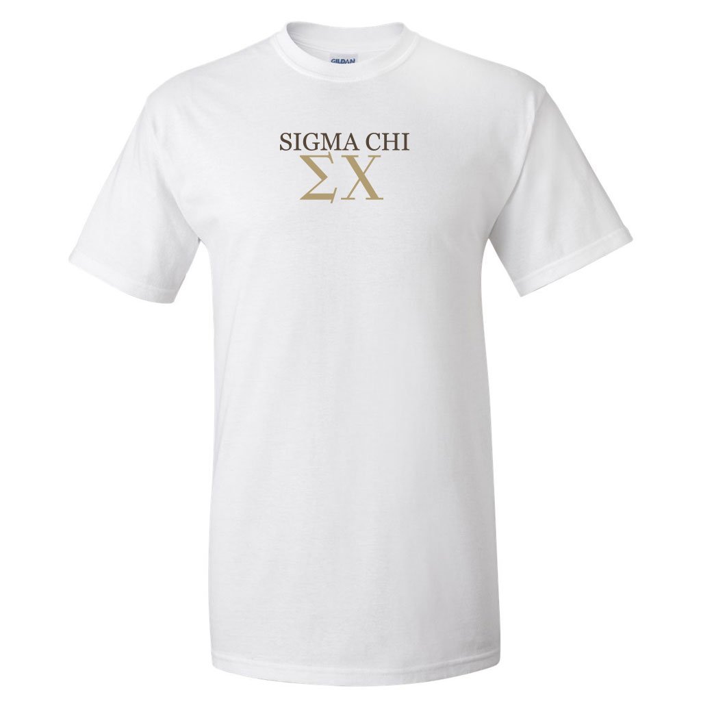 Sigma Chi Gentleman Standard T-Shirt - VictoryStore Apparel | Comfortable Cotton College Fraternity Shirt for Brotherhood Events, Greek Life & Casual Wear