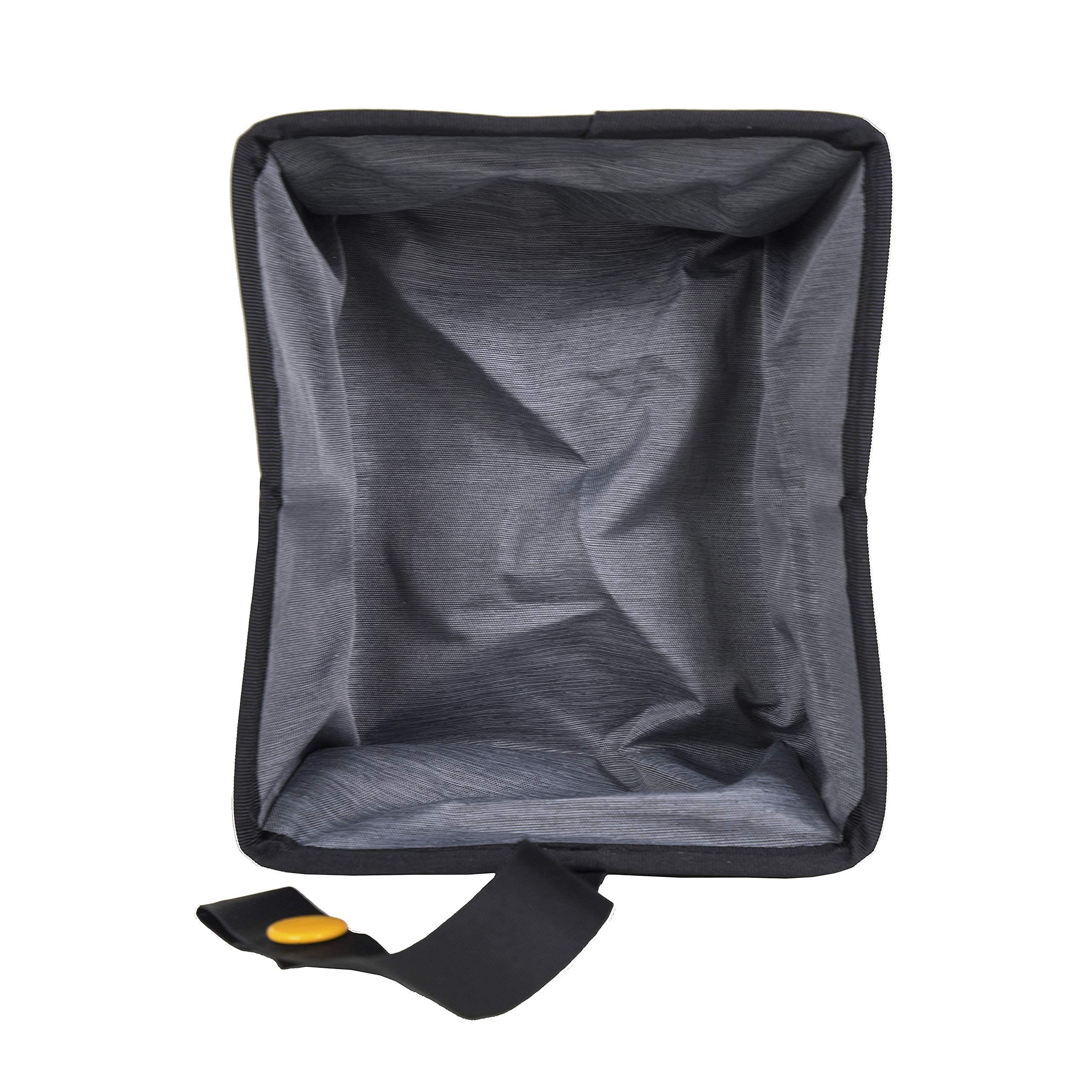 OllyDog Crumple Travel Food Bowl - Water-Resistant Collapsible Dog Bowl for Camping, Hiking & Travel | Portable Pet Supplies for Dogs | Perfect for Outdoor Adventures, Walks & Road Trips (Raven)