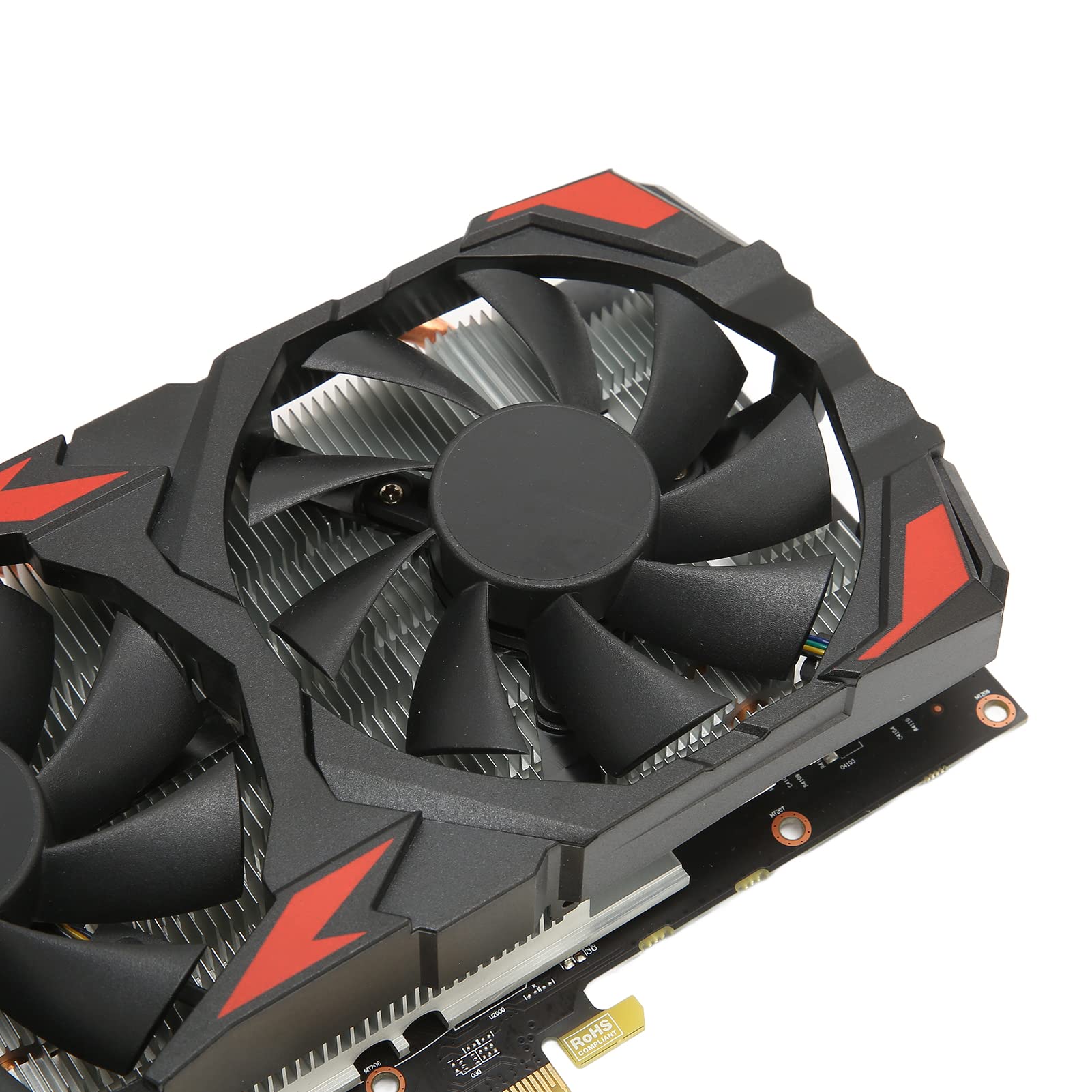 Yctze RX580 8GB GDDR5 256Bit PCIe 3.0 Gaming Graphics Card with Dual Cooling Fans - 3x DisplayPort/HDMI/DVI, 4K 60Hz Output - Perfect for PC Gaming, Video Editing & Crypto Mining