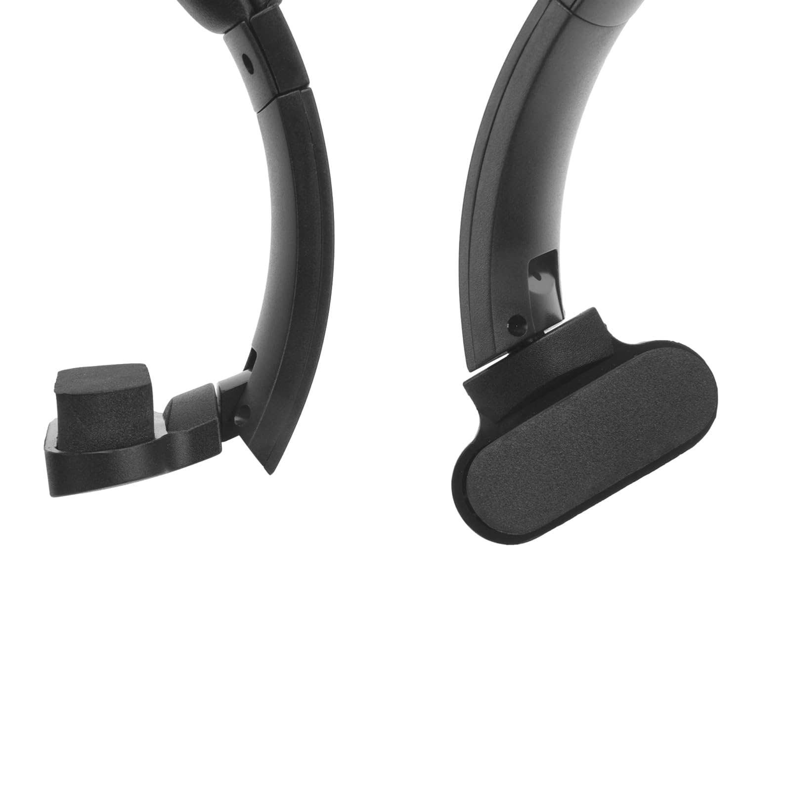 Over The Ear Two-Way Radio Headset with Boom Mic - Compatible with Baofeng, Kenwood, Retevis RT21 RT22 Walkie Talkies (Single-Sided, Black, Wired) - Ideal for Security, Construction & Outdoor Communication