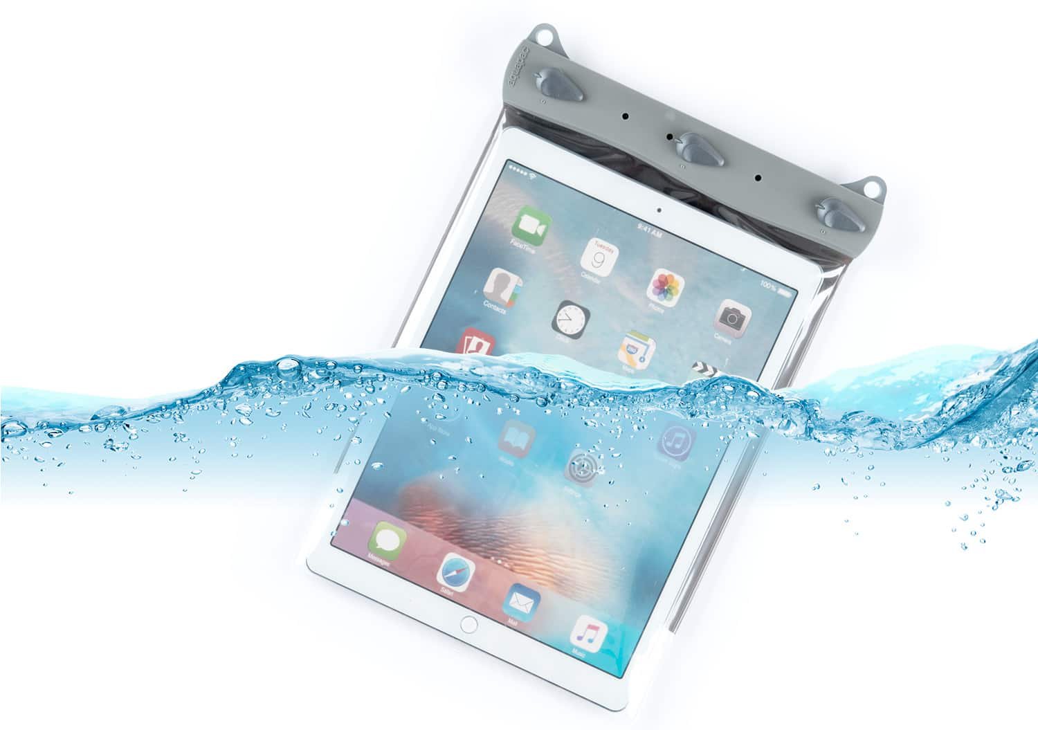 Waterproof iPad Pro Case - Aquapac Protective Cover for iPad Pro 11/12.9 Inch - Rainproof & Shockproof for Outdoor, Travel, and Water Activities