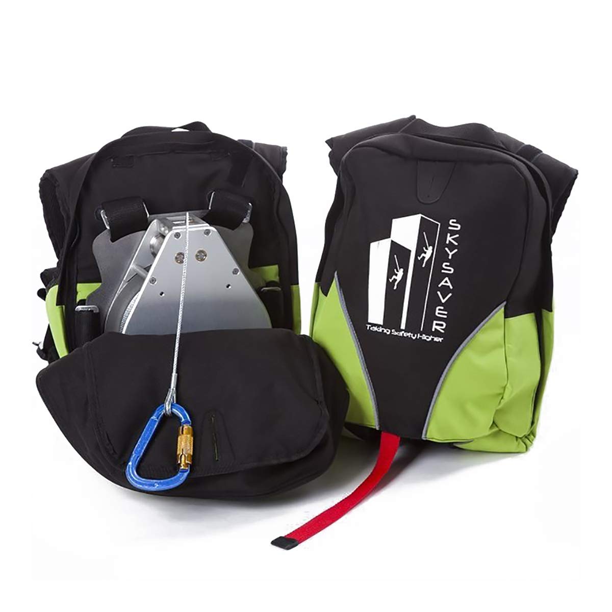 15-Story Fire Escape Backpack - 160ft Rescue Kit for Emergency Evacuation