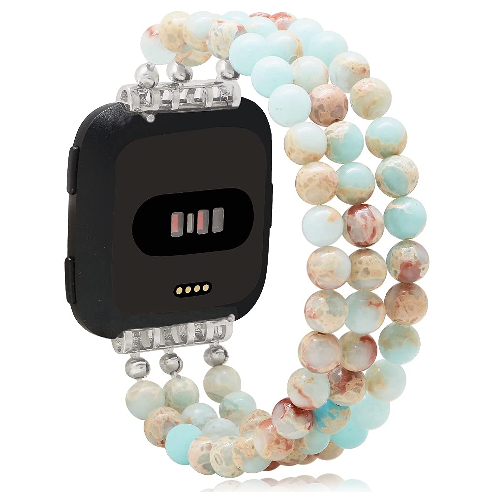 Fashionable Wristband for Fitbit Versa 2/Versa/Versa Lite - C&L Accessories Replacement Band | Perfect for Workouts, Running & Daily Wear