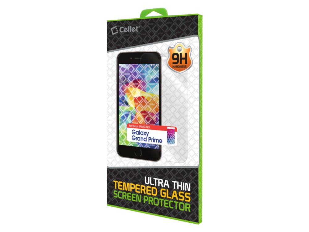 Premium Tempered Glass Screen Protector (0.3mm) for Samsung Galaxy Grand Prime - Shatterproof & HD Clear - Retail Packaging - Perfect for Everyday Protection & Touchscreen Sensitivity