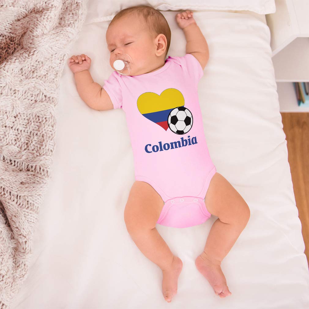 Funny Cute Rascals Baby Bodysuit - Colombia Soccer Outfit for Boys & Girls | Perfect for Football Fans & Playtime