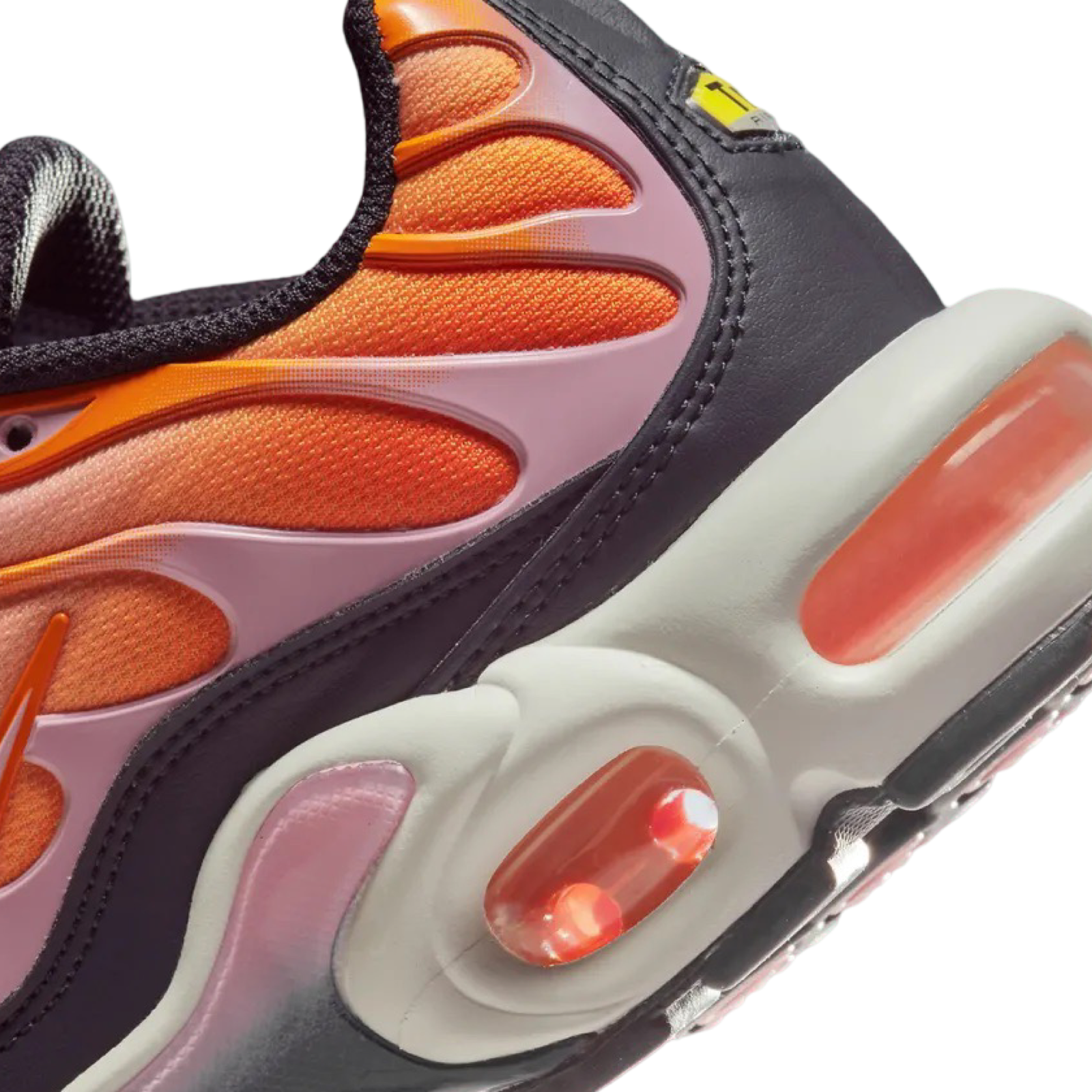Nike Women's Air Max Plus TN Running Shoes - Off Noir/Medium Soft Pink Sherbert - Comfortable & Stylish Sneakers for Running, Gym Workouts & Casual Wear