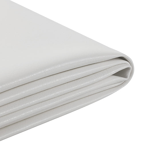 Ektorp 3-Seat Sofa Cover - Faux Leather Off-White Slipcover | Waterproof & Stretchable Couch Protector for Pets, Kids & Daily Use - Living Room Furniture Protection