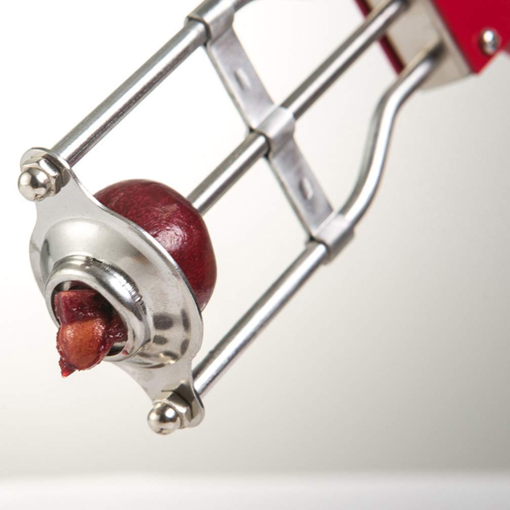 Stainless Steel Fruit Corer & Pitter - Cabilock Fruit Core Remover Tool for Apples, Pears, Peaches - Kitchen Gadget for Baking, Canning & Fruit Prep