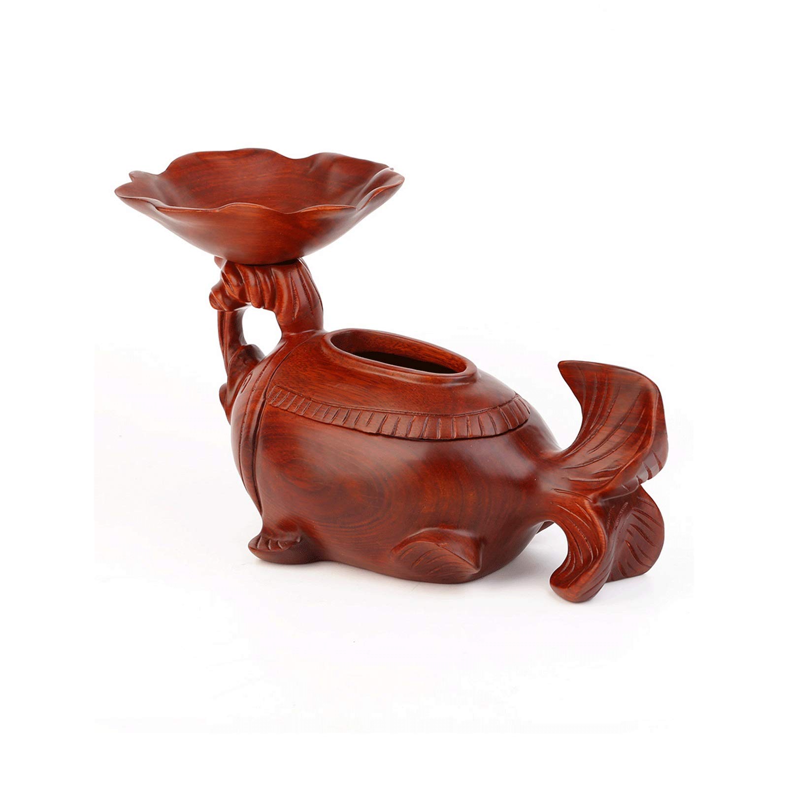 Wooden Fruit Basket & Tissue Box - Multi-Purpose Serving Tray for Fruits, Desserts, Snacks, Cheese, Bread and Appetizers | Perfect for Kitchen, Dining Table, Party Serving and Home Decor