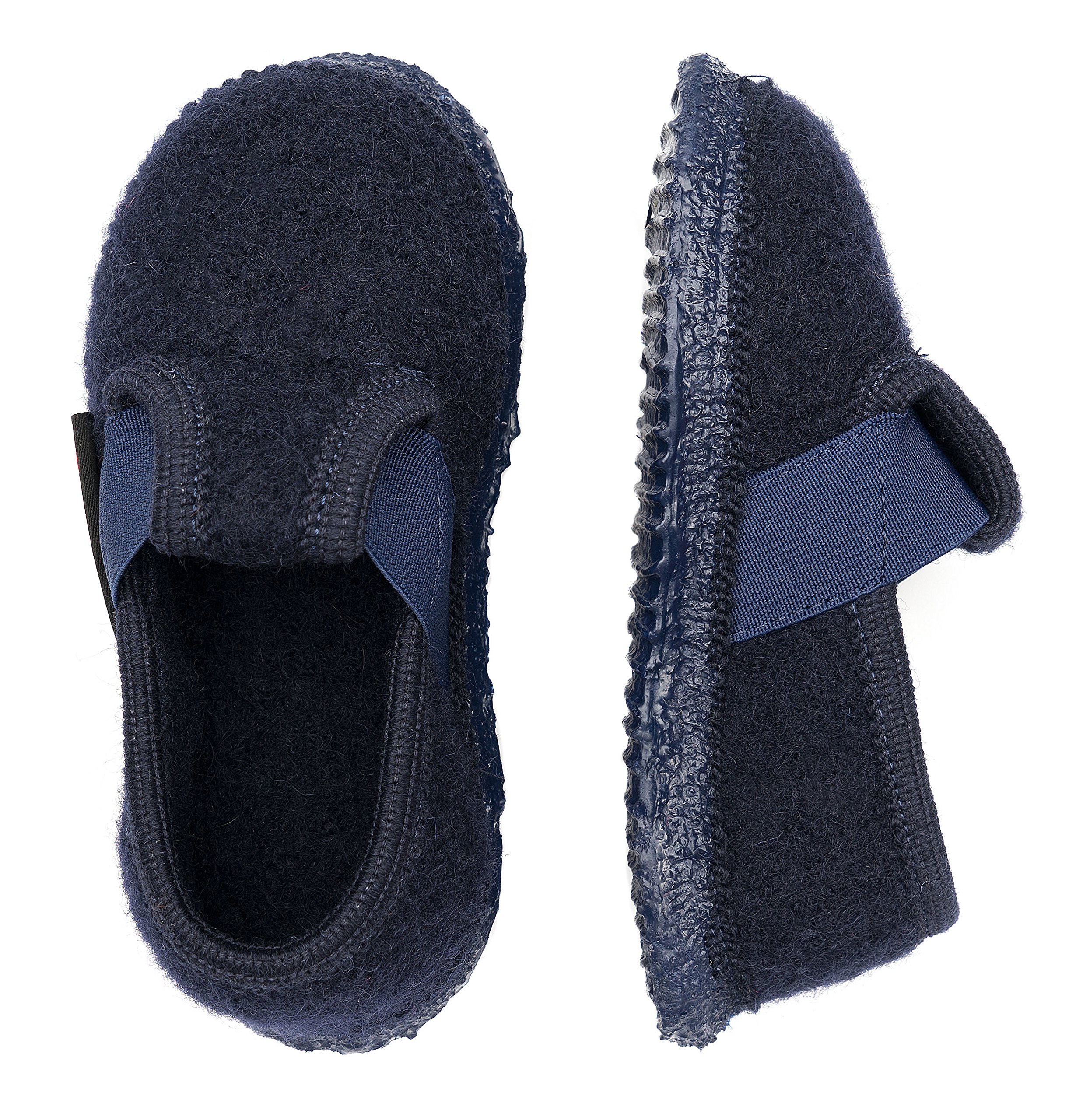 Giesswein Boys' Soft Wool Slippers - Comfortable Low-Top House Shoes for Kids - Perfect for Indoor Play, Relaxing at Home & Cold Weather Comfort (Size 1 US Little Kid)