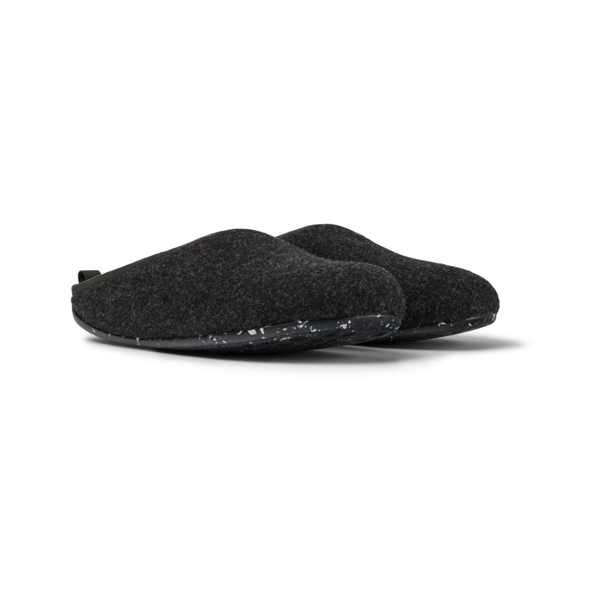 Camper Men's Wabi Leather Sneakers - Dark Gray Casual Shoes for Walking & Travel | Comfortable Slip-On Loafers for Everyday Wear