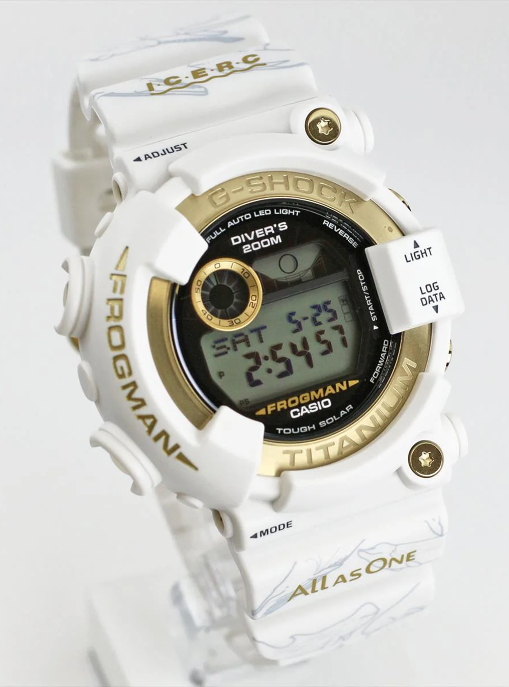 CASIO G-Shock Master of G Sea Frogman 30th Anniversary ICERC Japan Collaboration Watch GW-8201K-7JR - Made in Japan, Waterproof, Shock Resistant - Perfect for Diving, Outdoor Adventures & Sports Enthusiasts