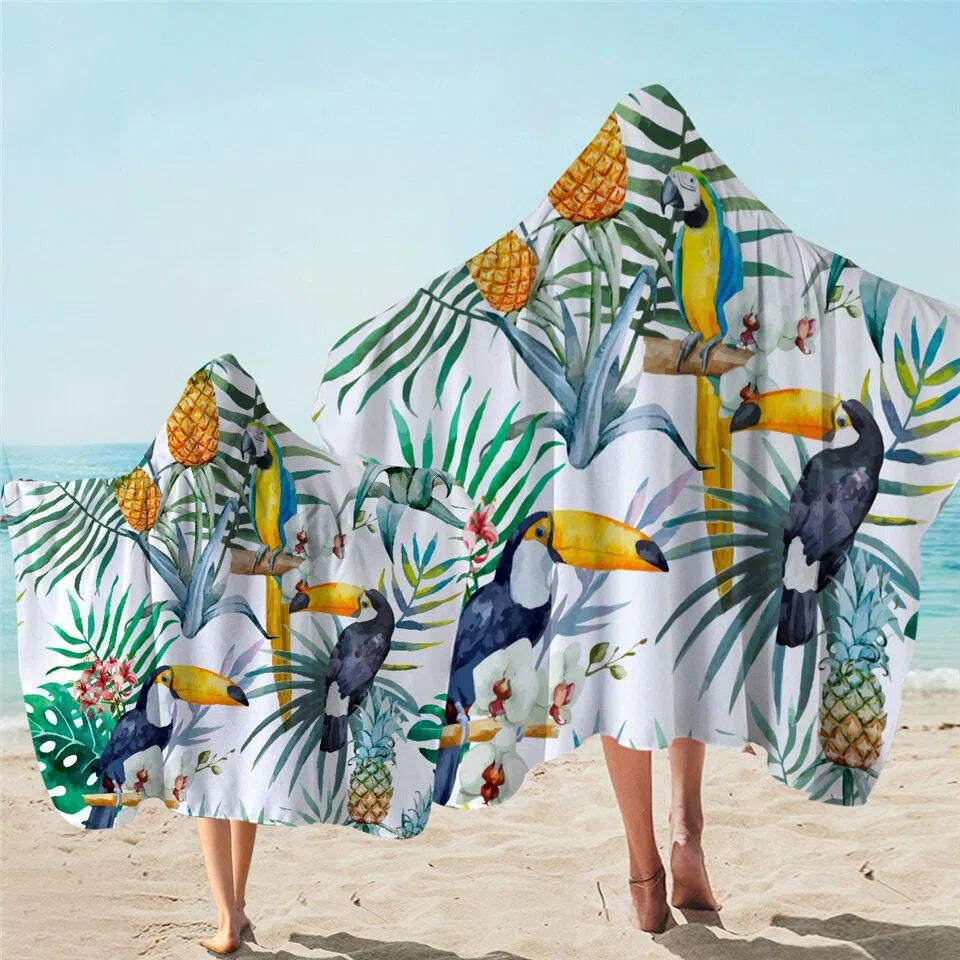 Jungle Zest Hooded Baby Towel - Soft & Absorbent Bath Towel for Kids & Toddlers - Perfect for Swimming, Beach, and Post-Bath Wrap